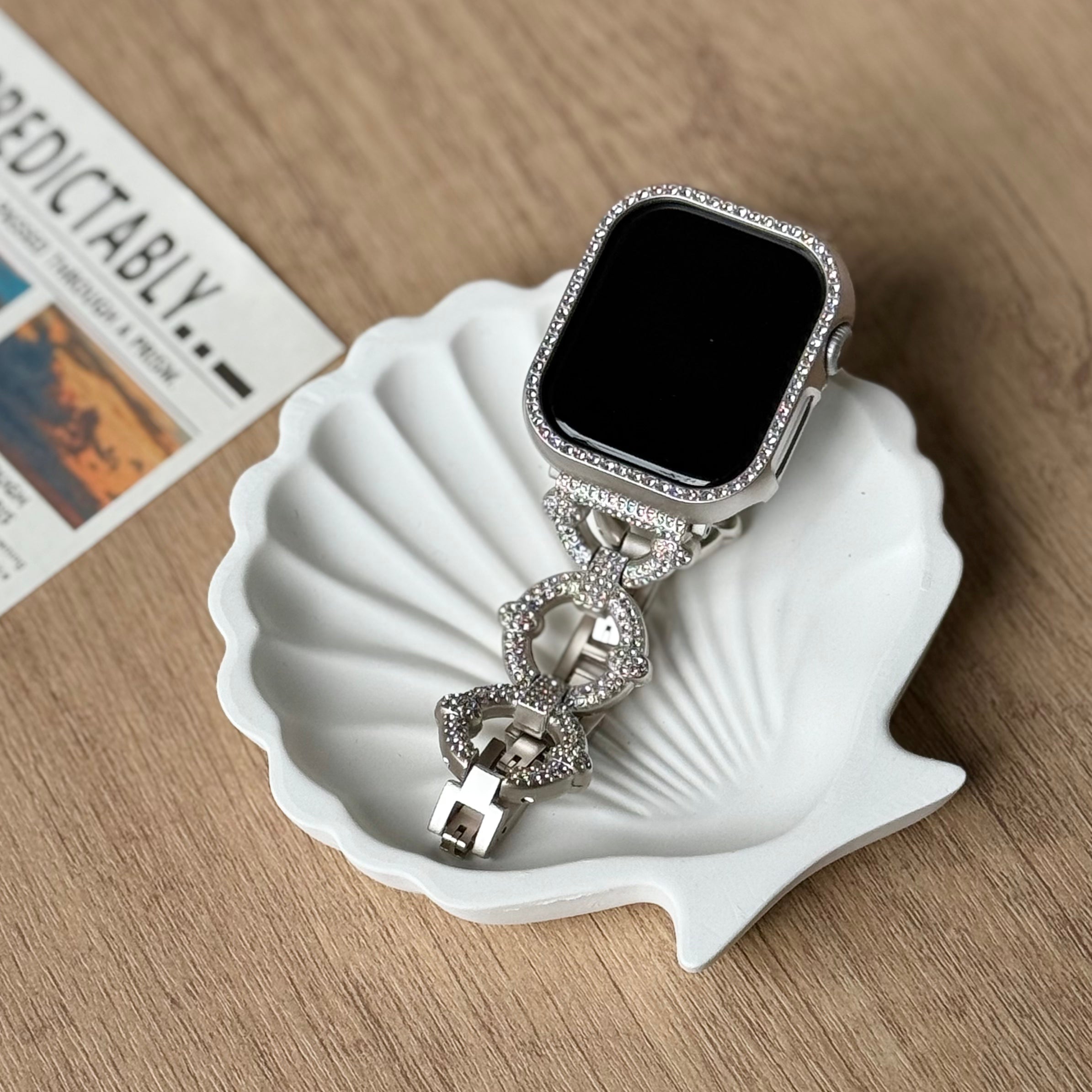 Chic Diamond Circle Apple Watch Band