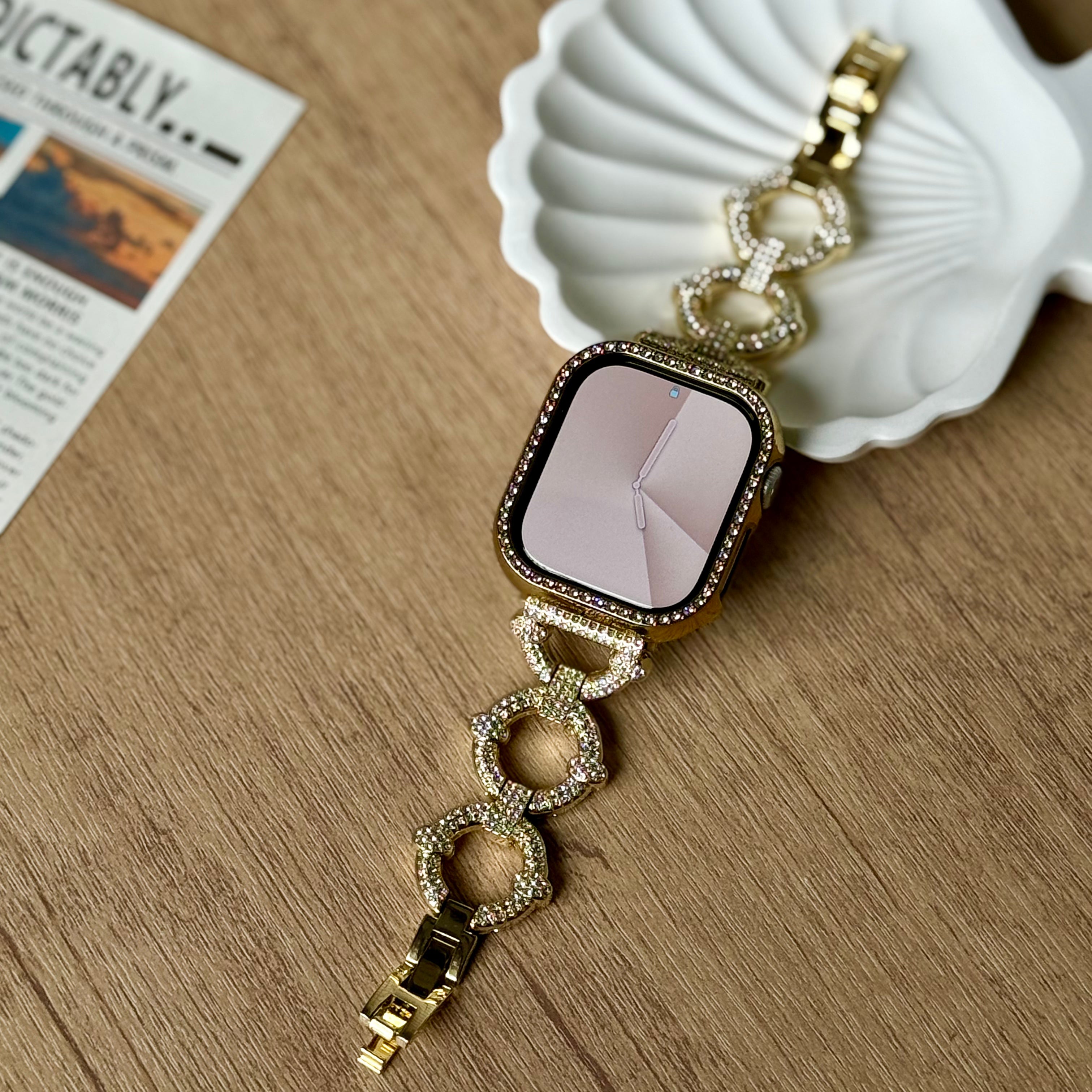 Chic Diamond Circle Apple Watch Band