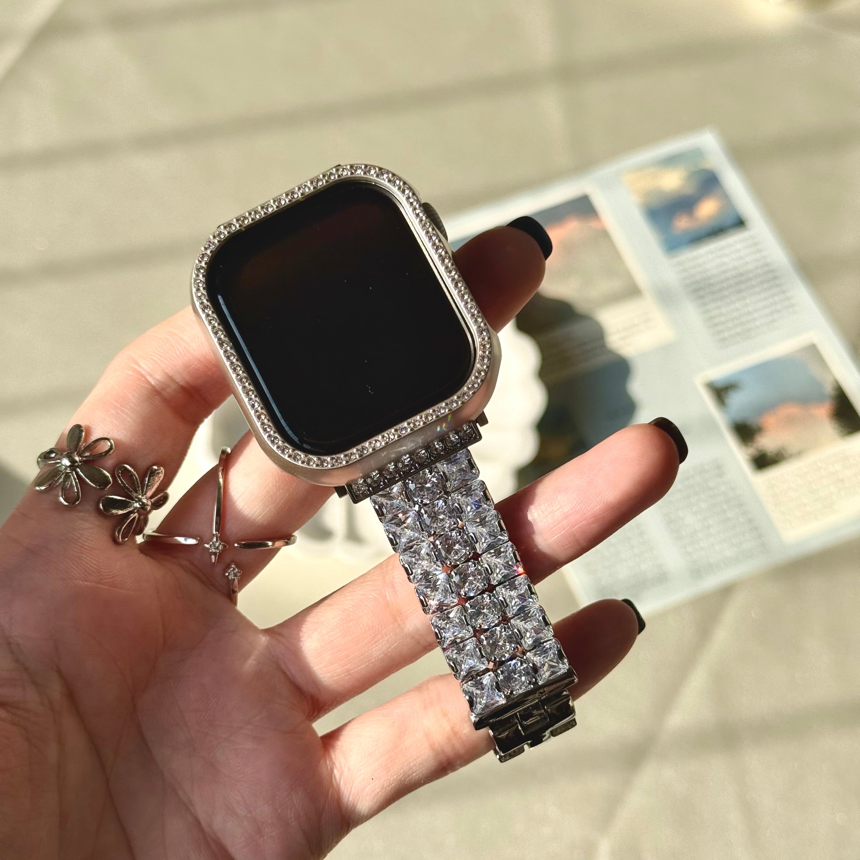 Triple Row Luxe Band for Apple Watch