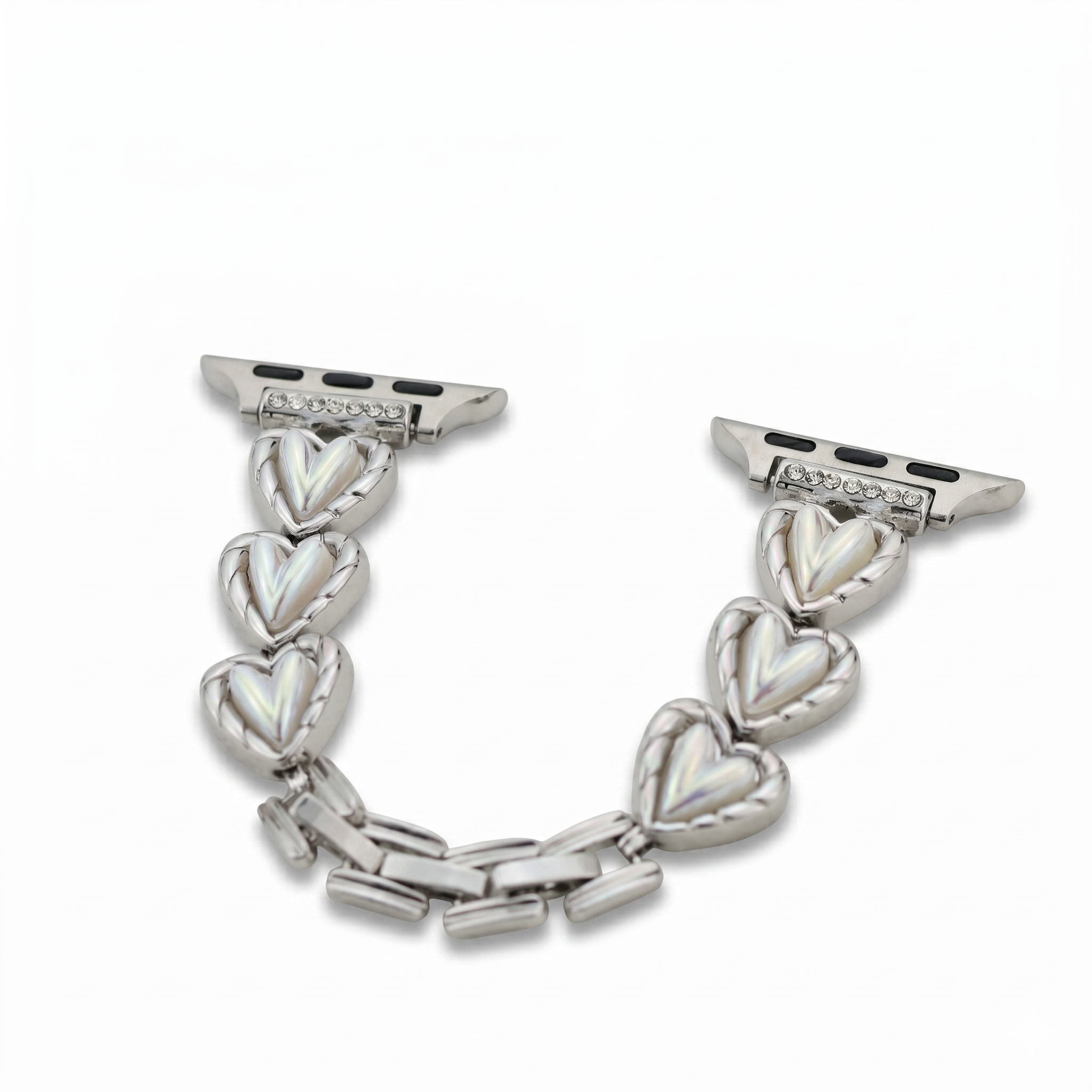 Heart Pearl-Link Band for Apple Watch