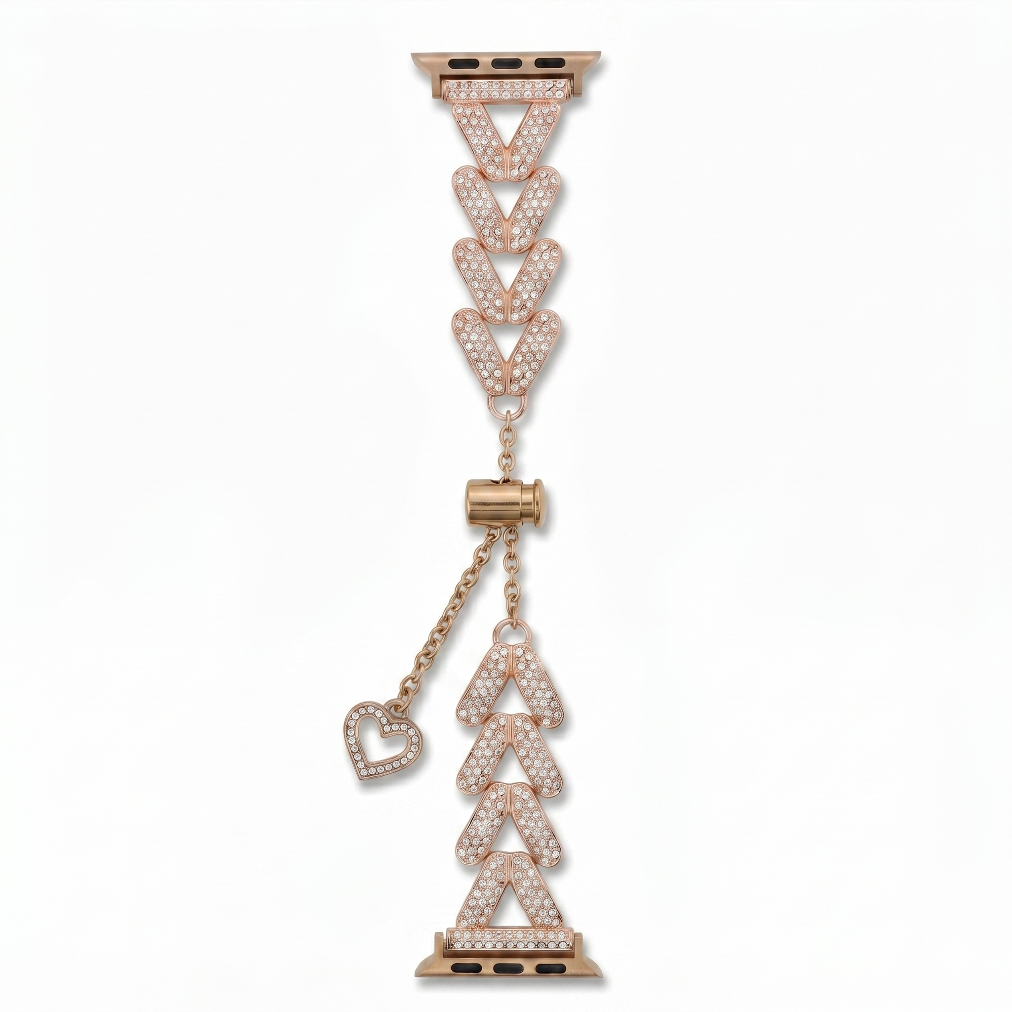 Heart Bracelet Band with Hollow Charm for Apple Watch