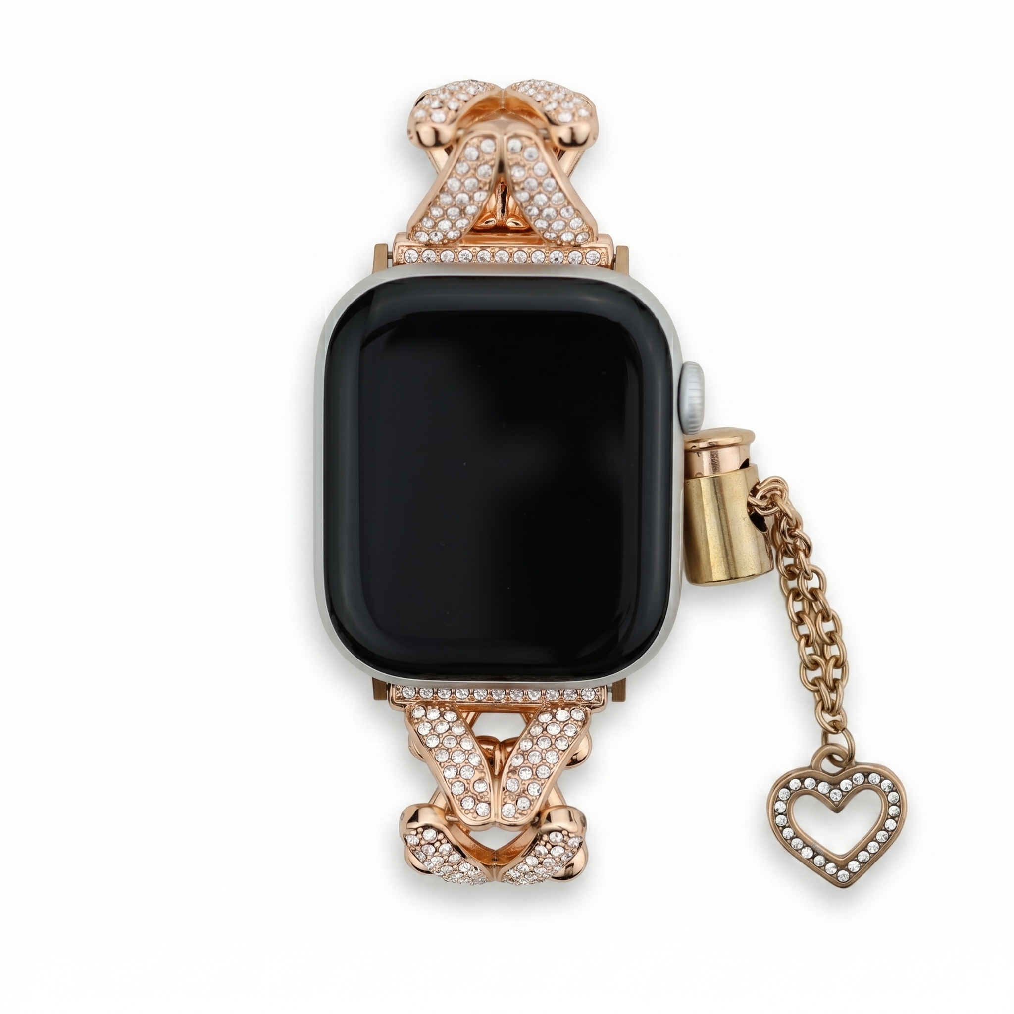 Heart Bracelet Band with Hollow Charm for Apple Watch