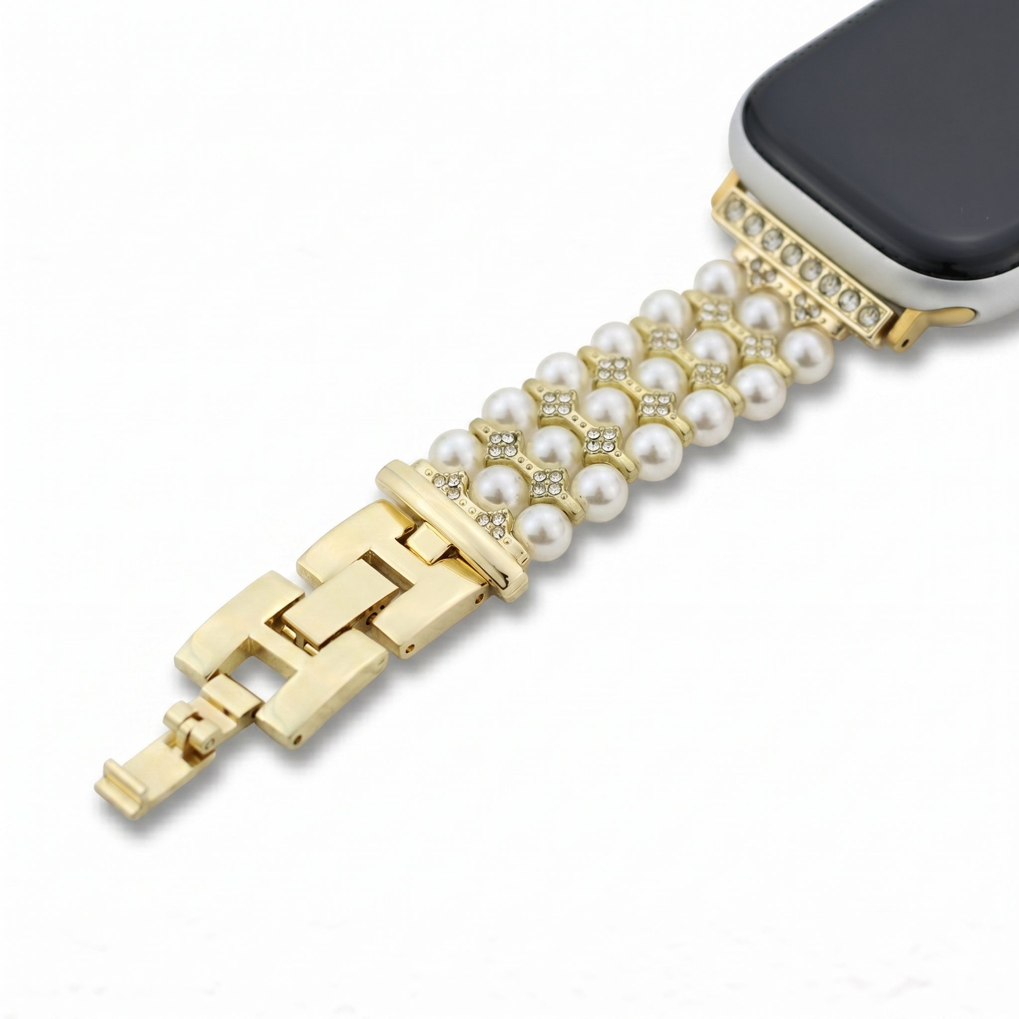 Triple-Pearl Bracelet Band for Apple Watch
