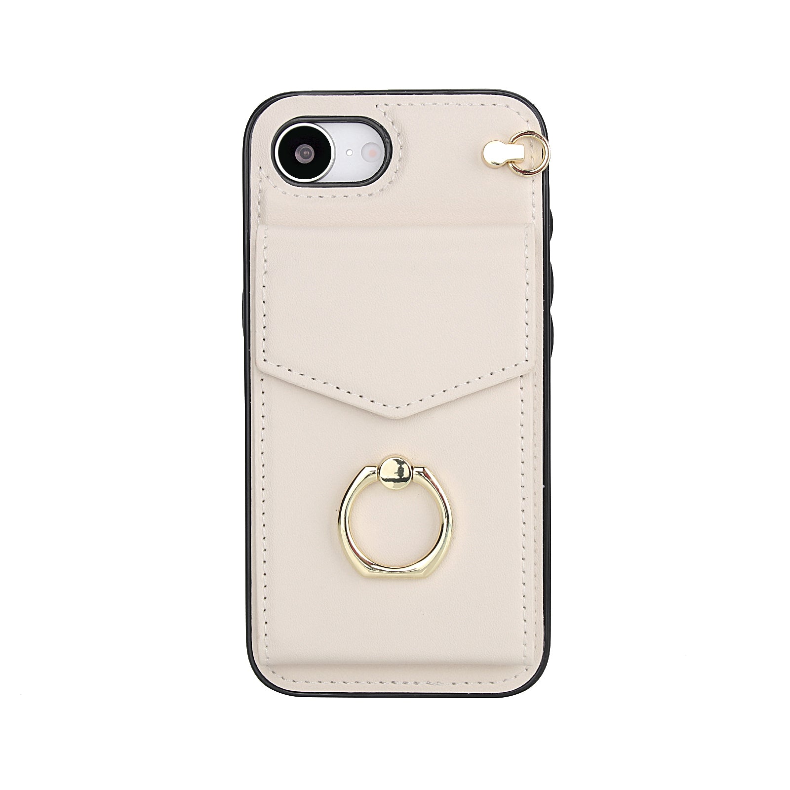 Chic Accordion Wallet & Ring Grip iPhone Case