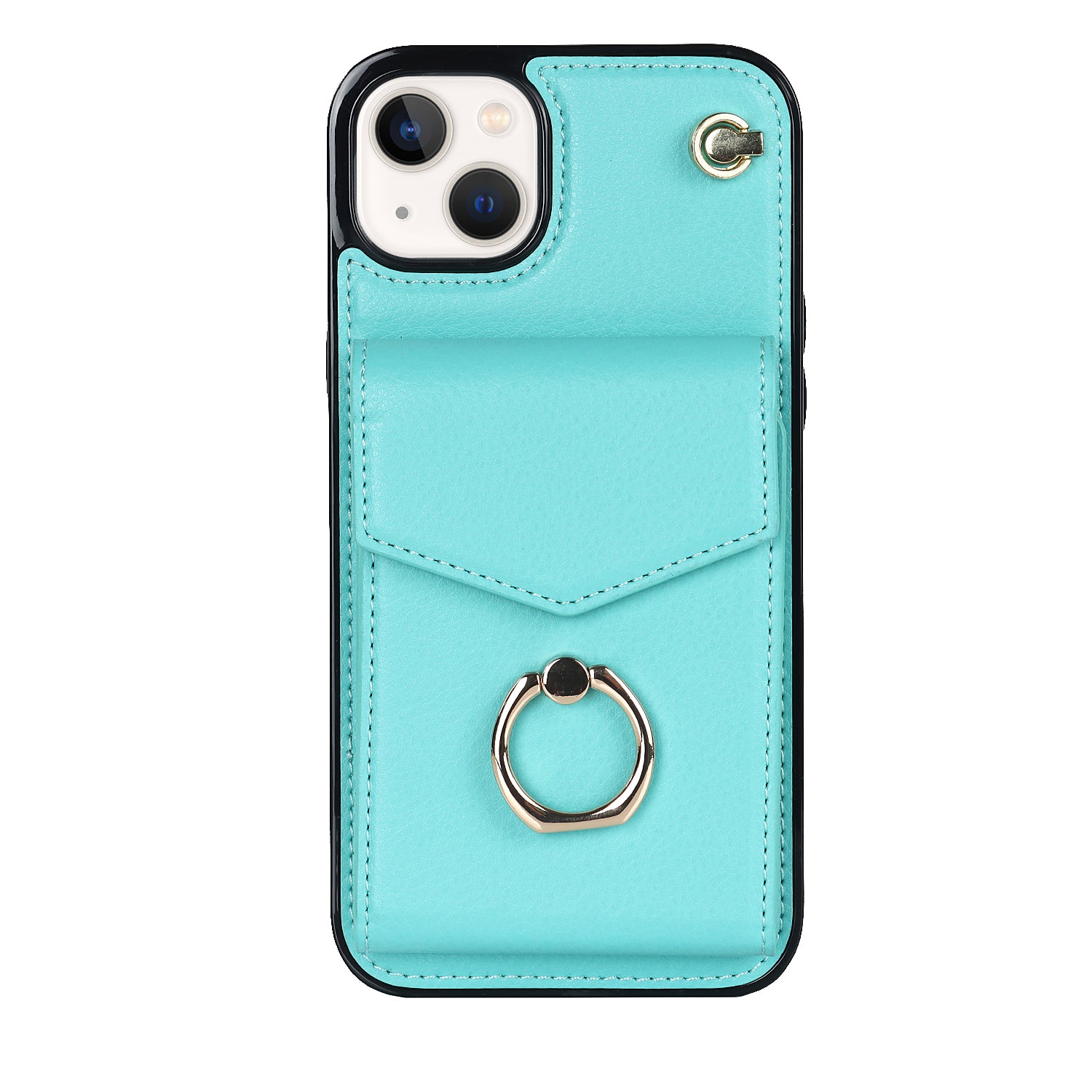 Chic Accordion Wallet & Ring Grip iPhone Case