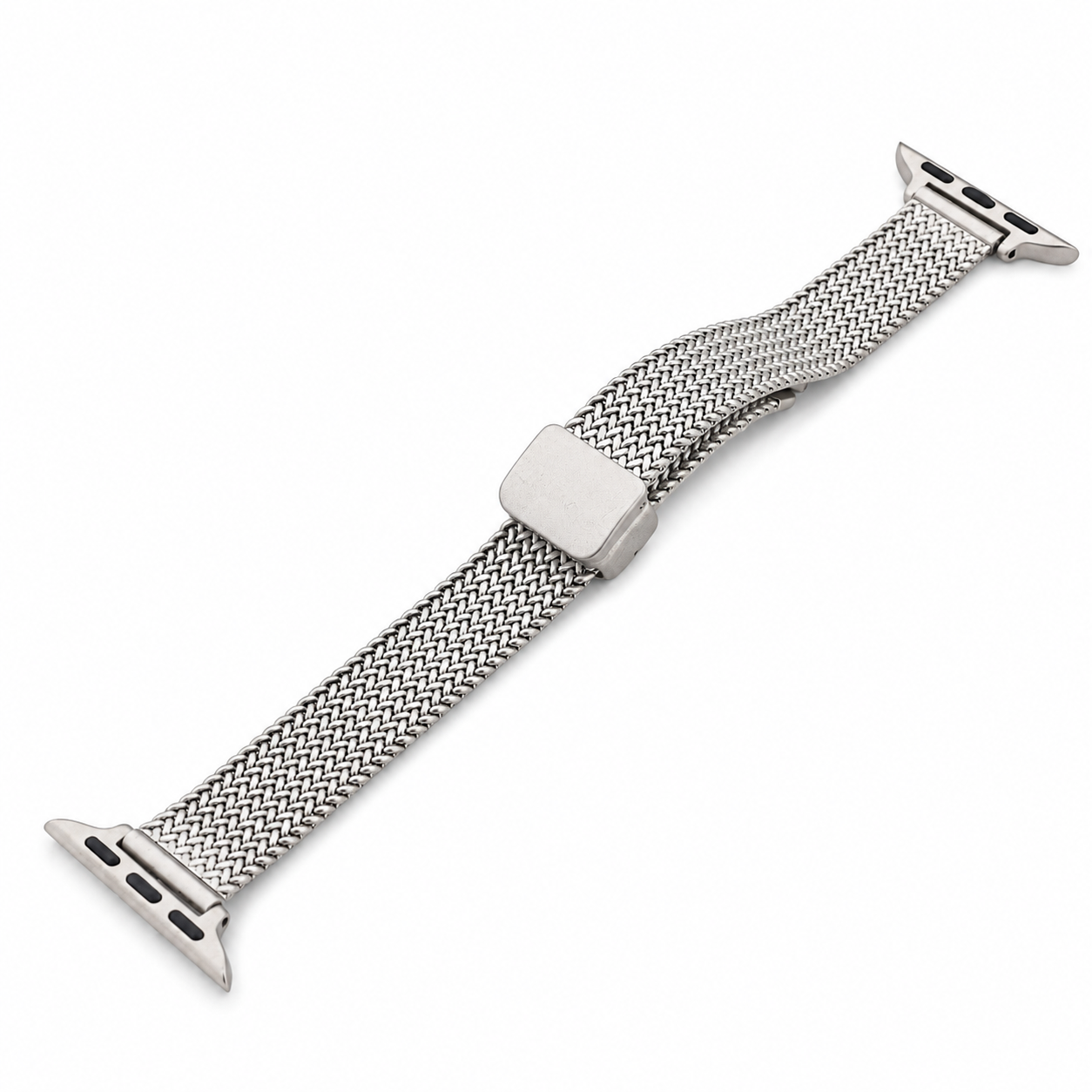Milanese Weave Magnetic Folding Clasp Apple Watch Band