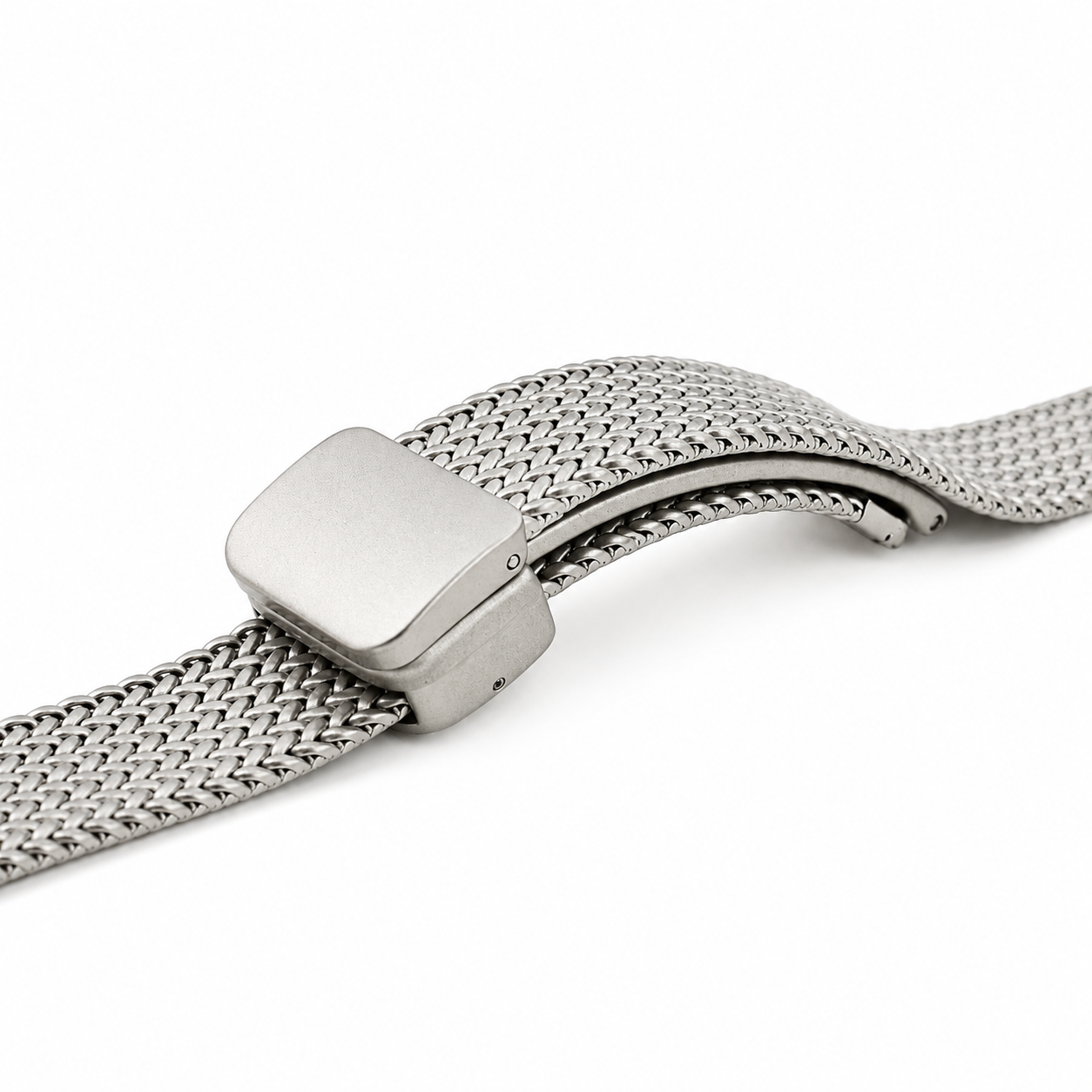 Milanese Weave Magnetic Folding Clasp Apple Watch Band
