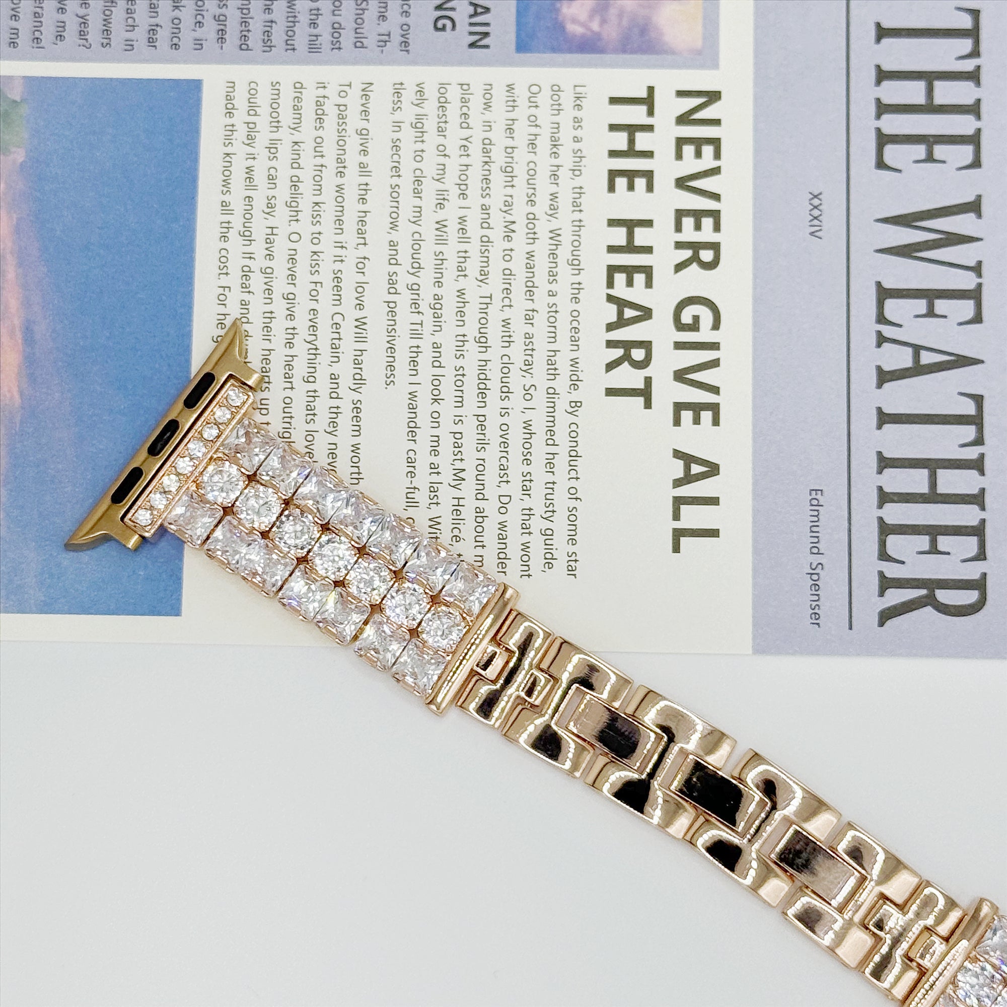 Triple Row Luxe Band for Apple Watch