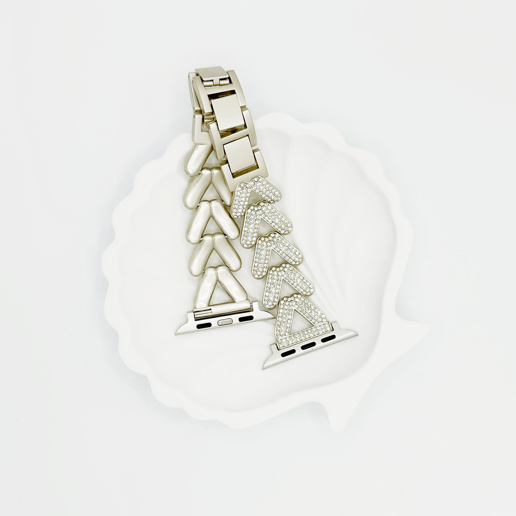 Sparkling Heart Chain Band for Apple Watch