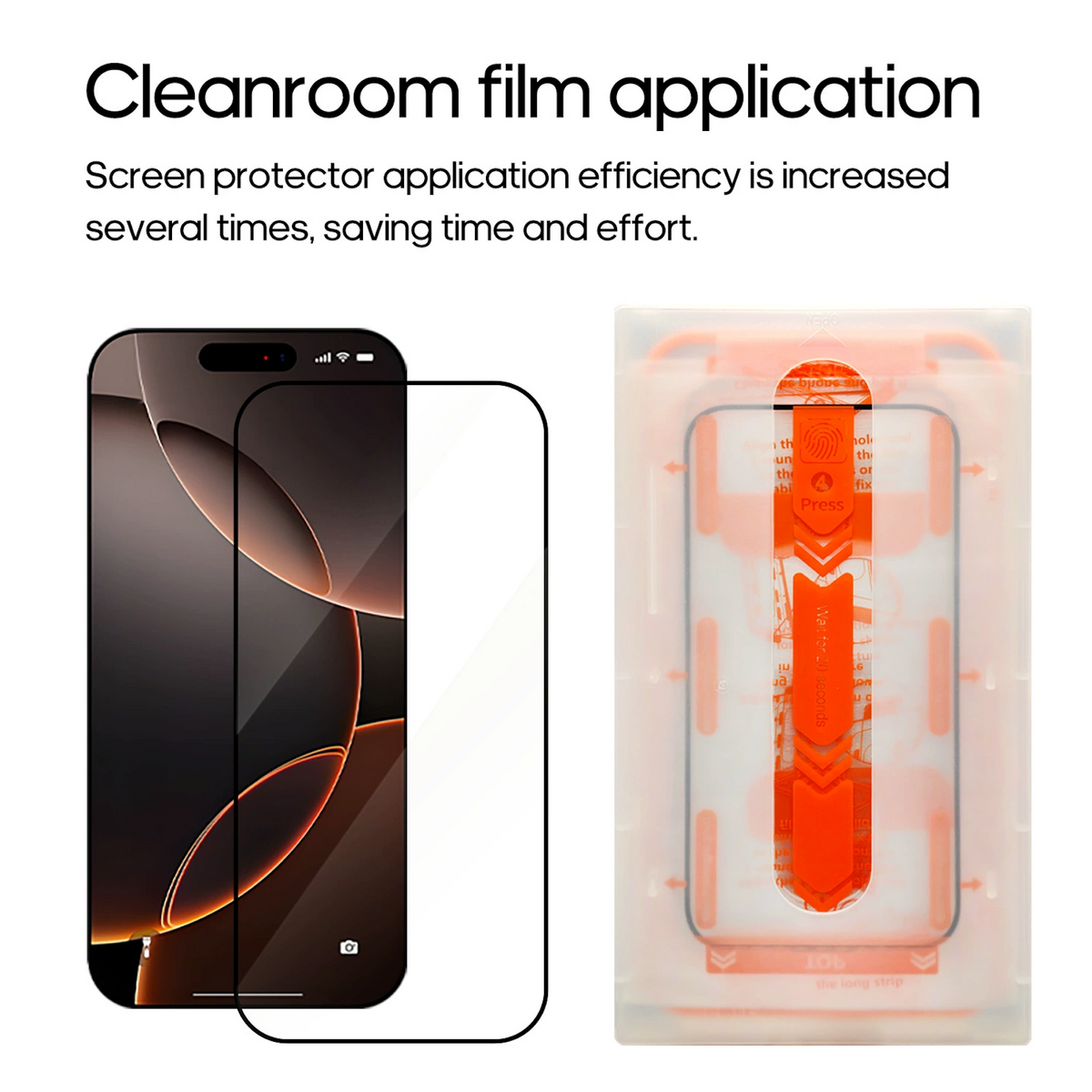Full-Screen HD Glass Screen Protector for iPhone