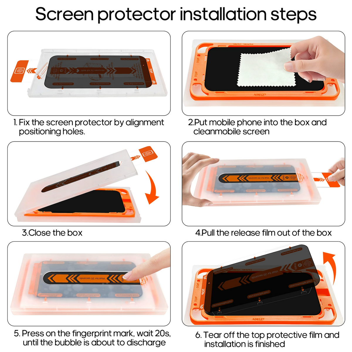 Full-Screen HD Glass Screen Protector for iPhone