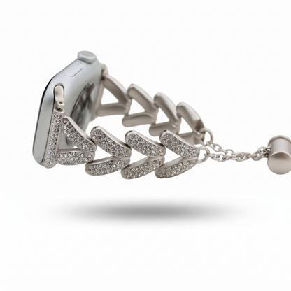 Heart Bracelet Band with Hollow Charm for Apple Watch