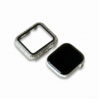 Full Diamond Apple Watch Frame with Screen Protector