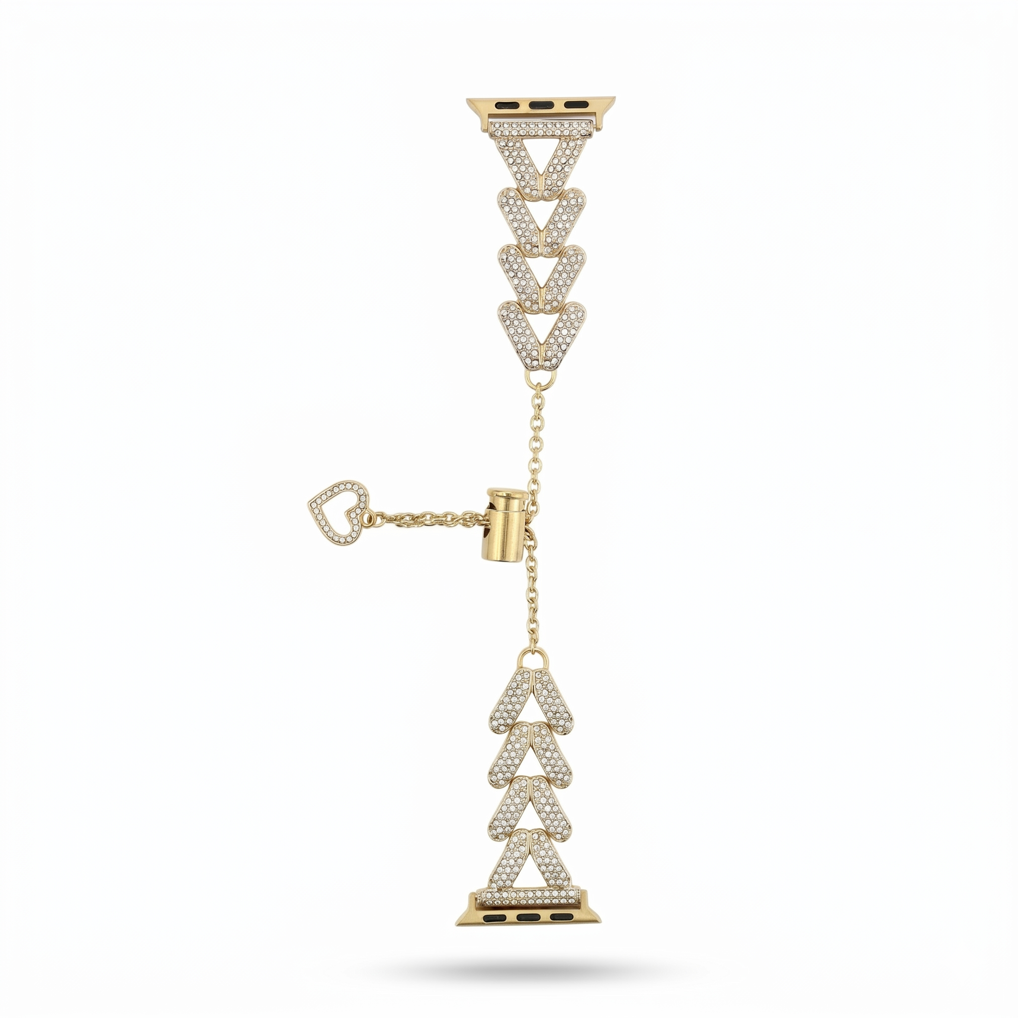 Heart Bracelet Band with Hollow Charm for Apple Watch