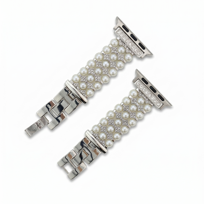 Triple-Pearl Bracelet Band for Apple Watch