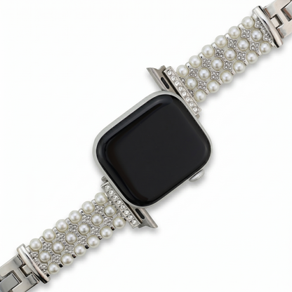 Triple-Pearl Bracelet Band for Apple Watch