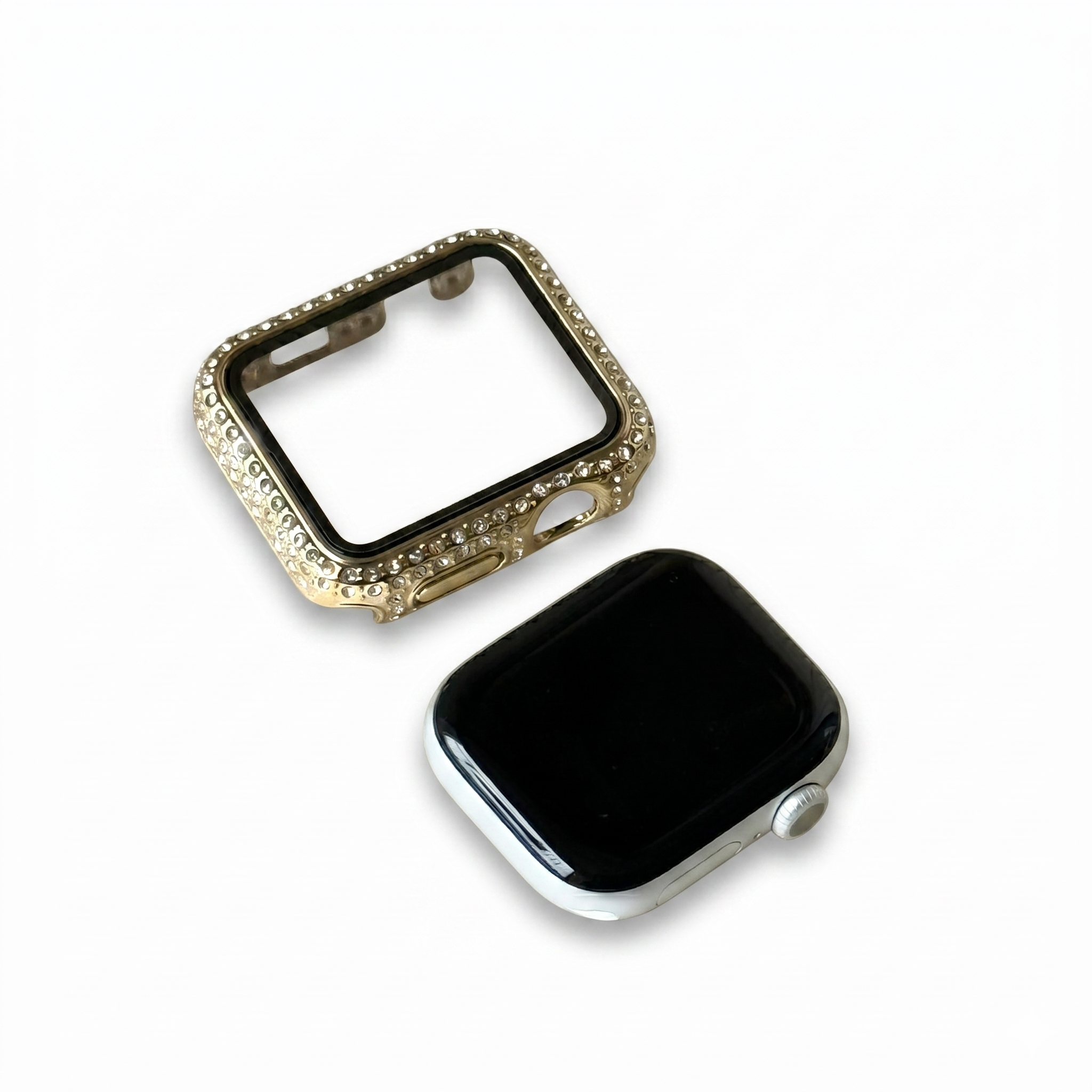 Full Diamond Apple Watch Frame with Screen Protector