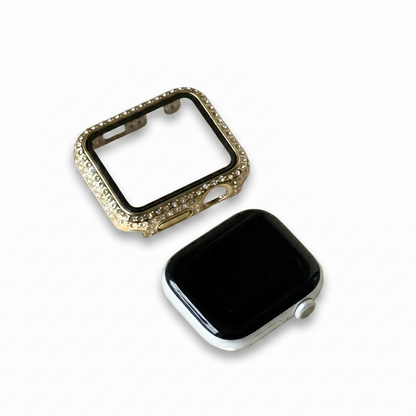 Full Diamond Apple Watch Frame with Screen Protector