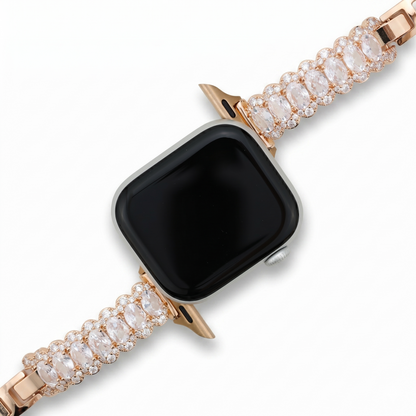 Halo Diamond Bracelet Apple Watch Band