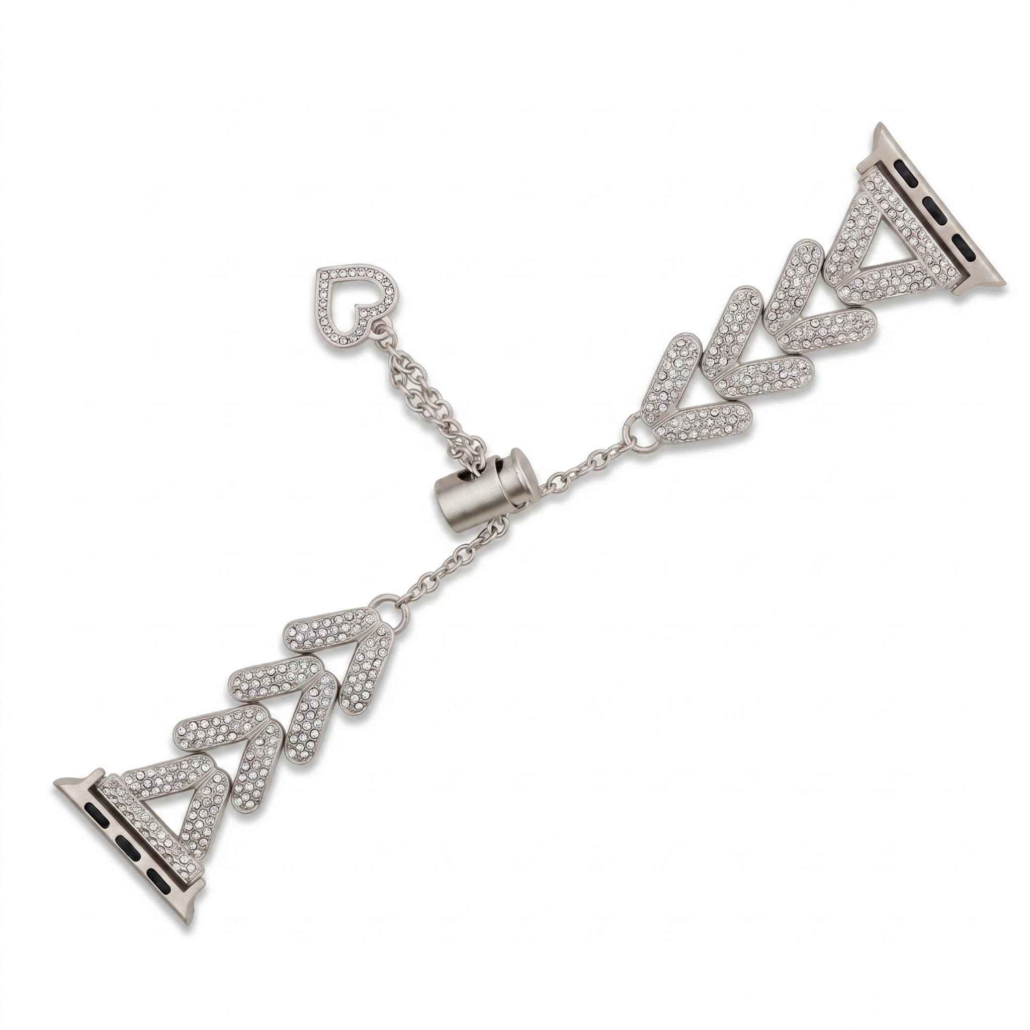 Heart Bracelet Band with Hollow Charm for Apple Watch