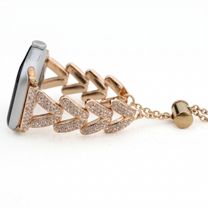 Heart Bracelet Band with Hollow Charm for Apple Watch