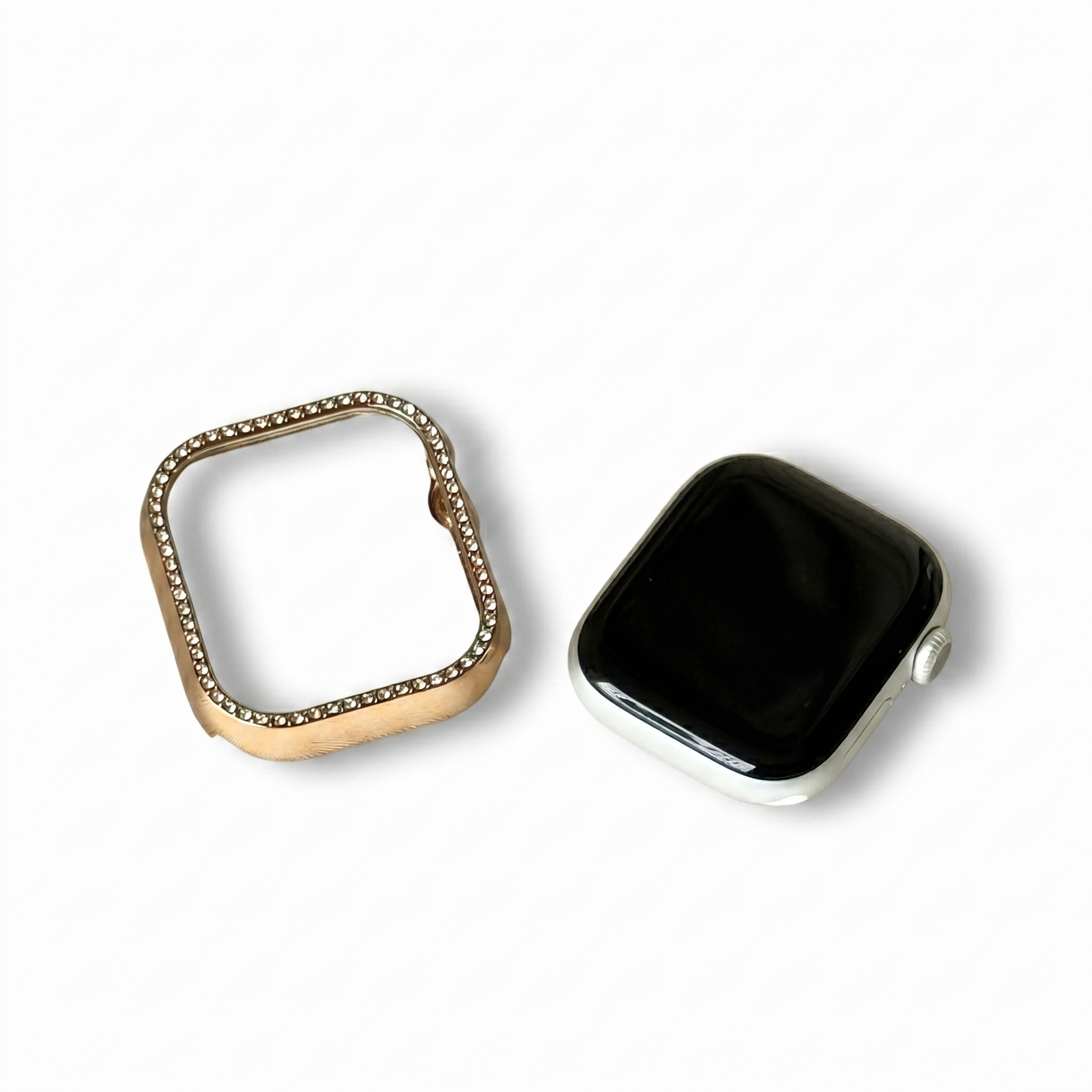 Single Row Diamond Apple Watch Frame