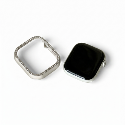 Single Row Diamond Apple Watch Frame