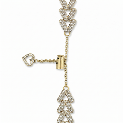 Heart Bracelet Band with Hollow Charm for Apple Watch