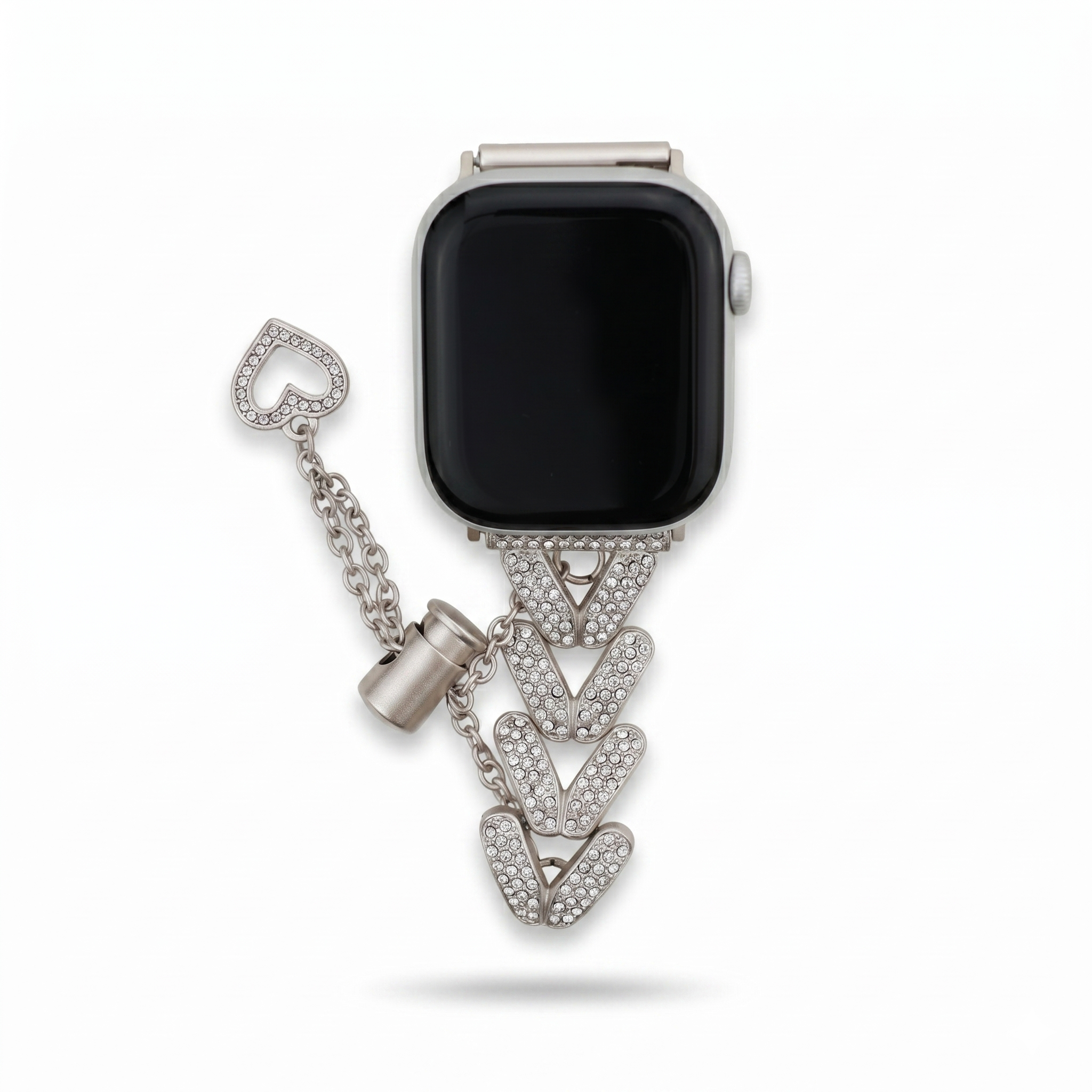 Heart Bracelet Band with Hollow Charm for Apple Watch