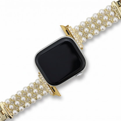 Triple-Pearl Bracelet Band for Apple Watch