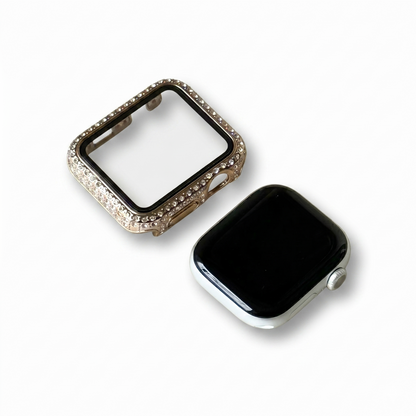 Full Diamond Apple Watch Frame with Screen Protector