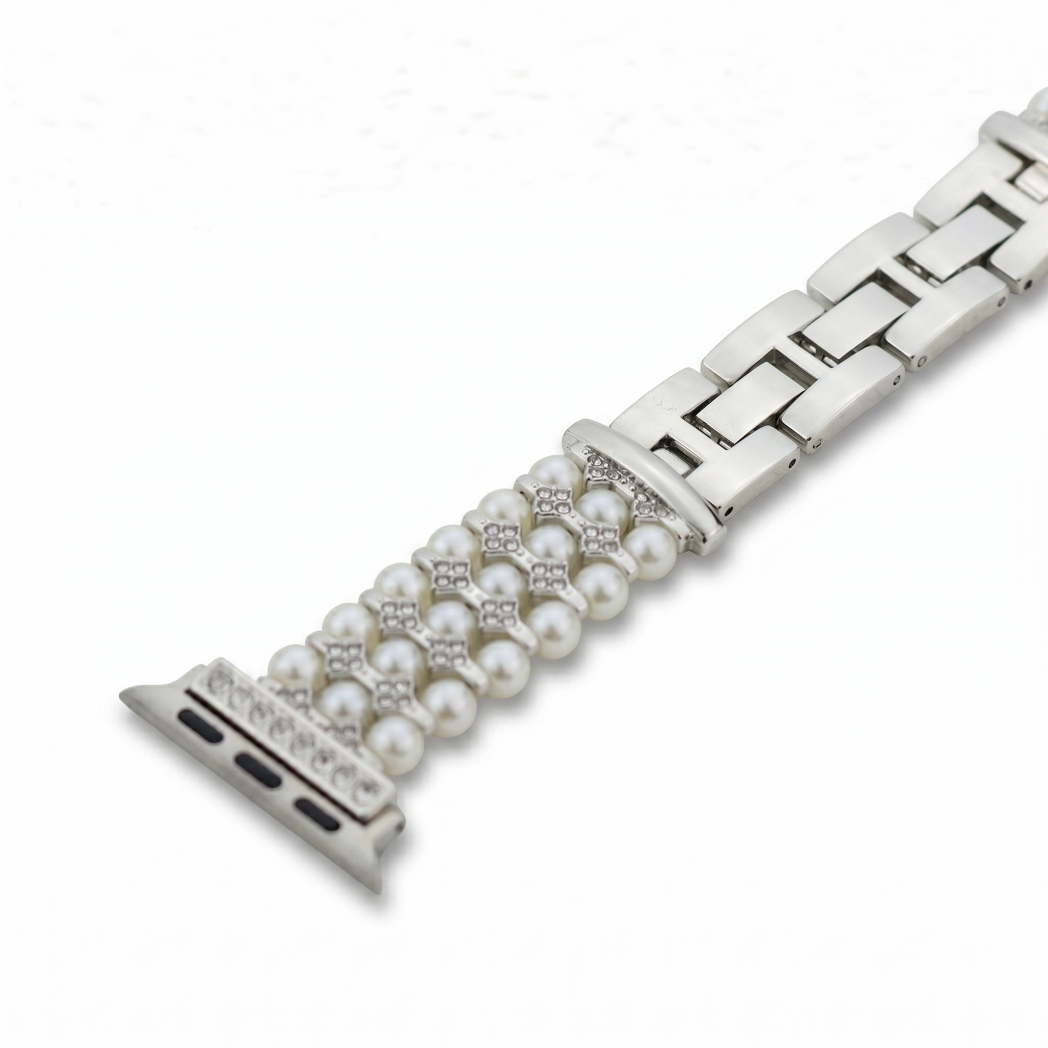 Triple-Pearl Bracelet Band for Apple Watch