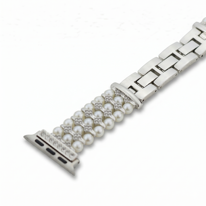 Triple-Pearl Bracelet Band for Apple Watch
