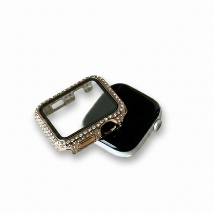 Full Diamond Apple Watch Frame with Screen Protector