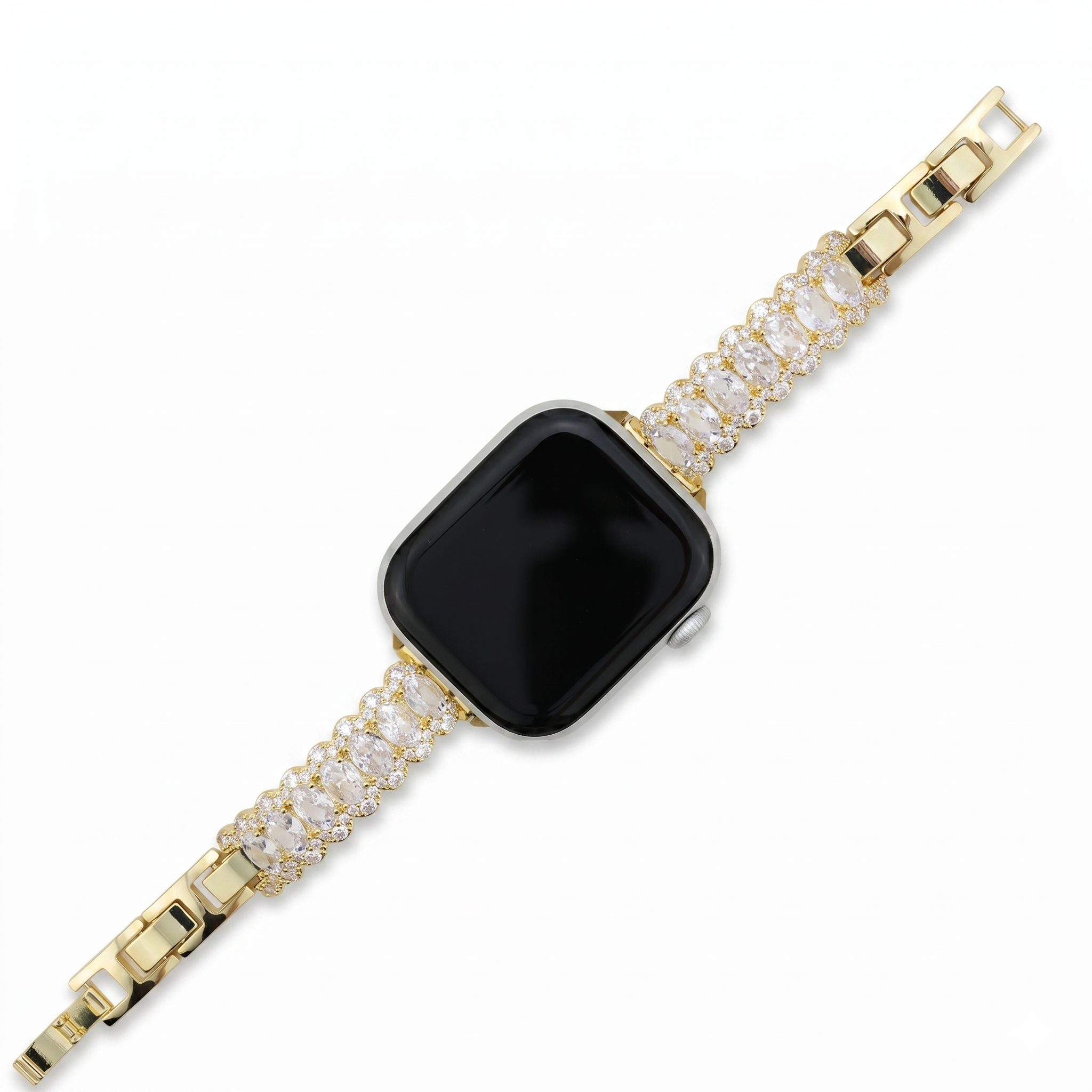 Halo Diamond Bracelet Apple Watch Band