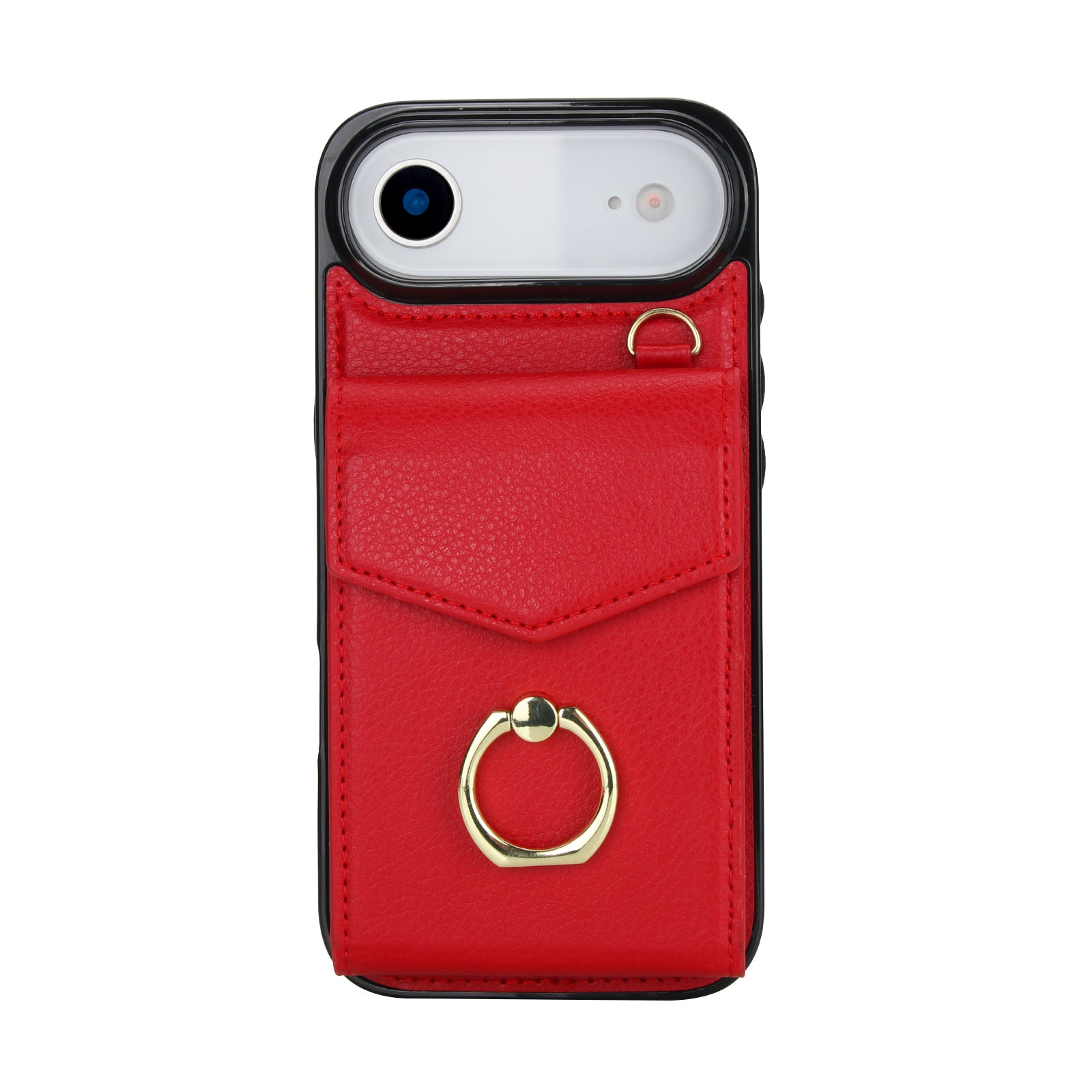 Chic Accordion Wallet & Ring Grip iPhone Case