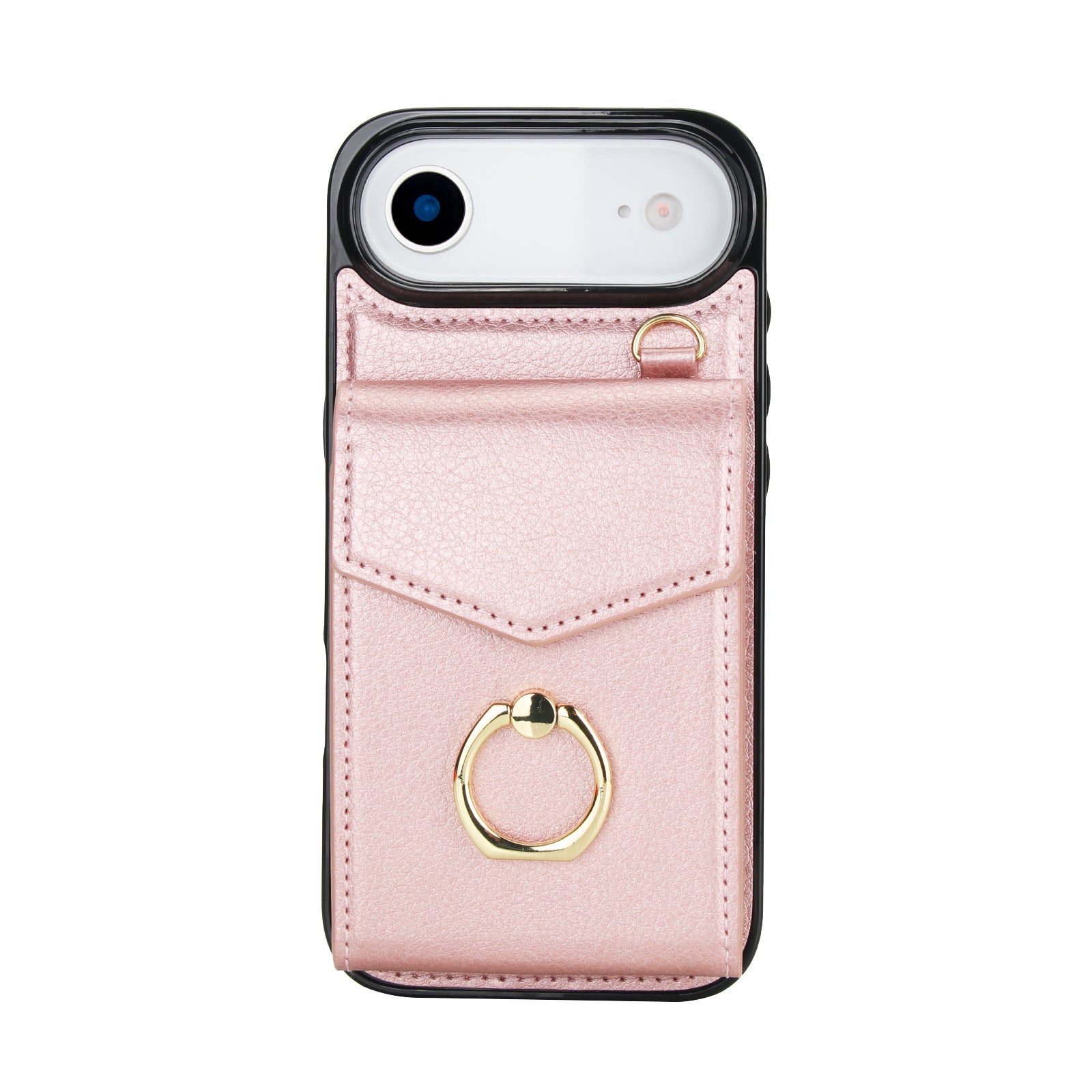 Chic Accordion Wallet & Ring Grip iPhone Case