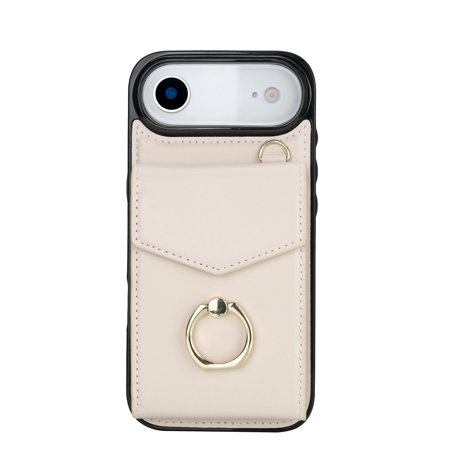 Chic Accordion Wallet & Ring Grip iPhone Case