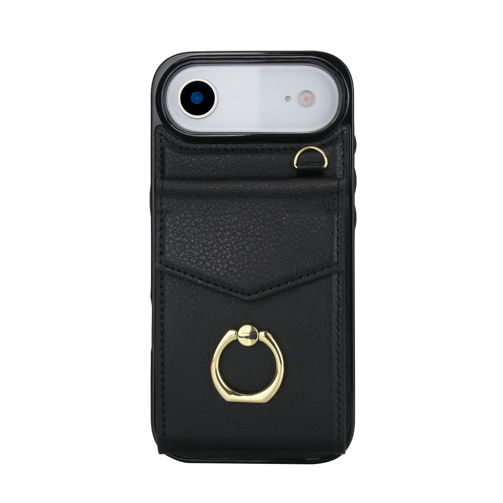 Chic Accordion Wallet & Ring Grip iPhone Case