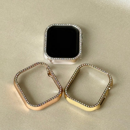 Single Row Diamond Apple Watch Frame