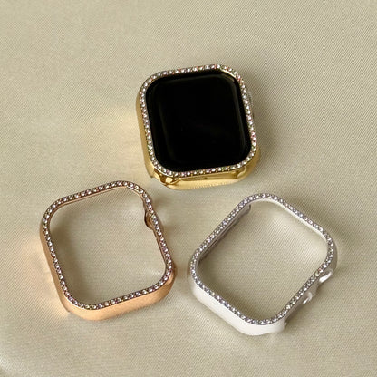 Single Row Diamond Apple Watch Frame