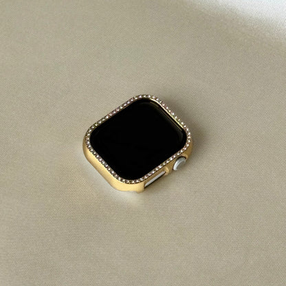 Single Row Diamond Apple Watch Frame