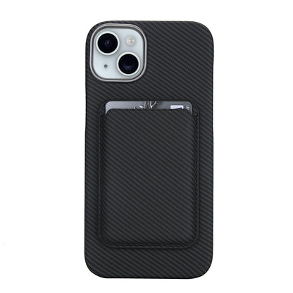 Carbon Fiber Magnetic Card Wallet Case for iPhone