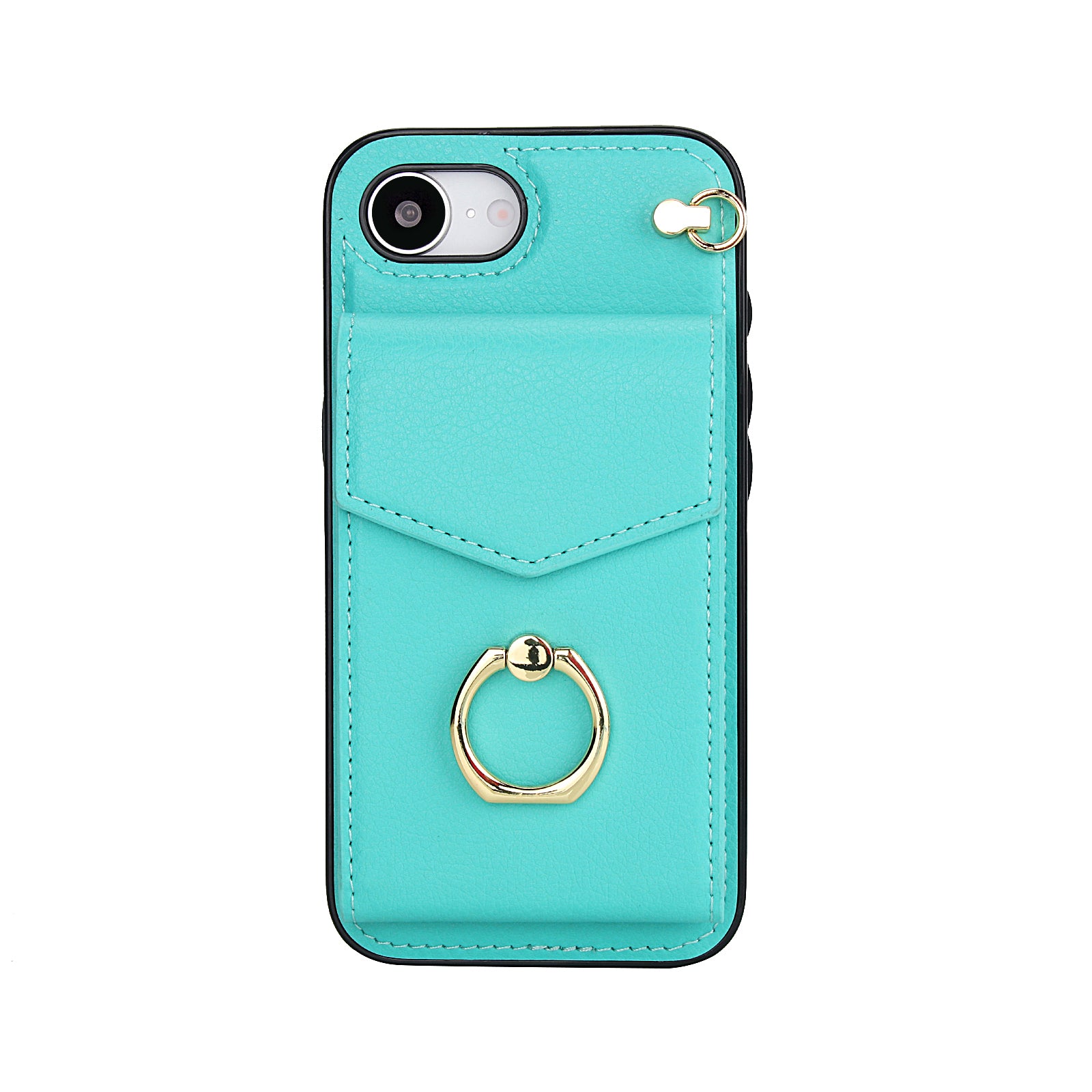 Chic Accordion Wallet & Ring Grip iPhone Case
