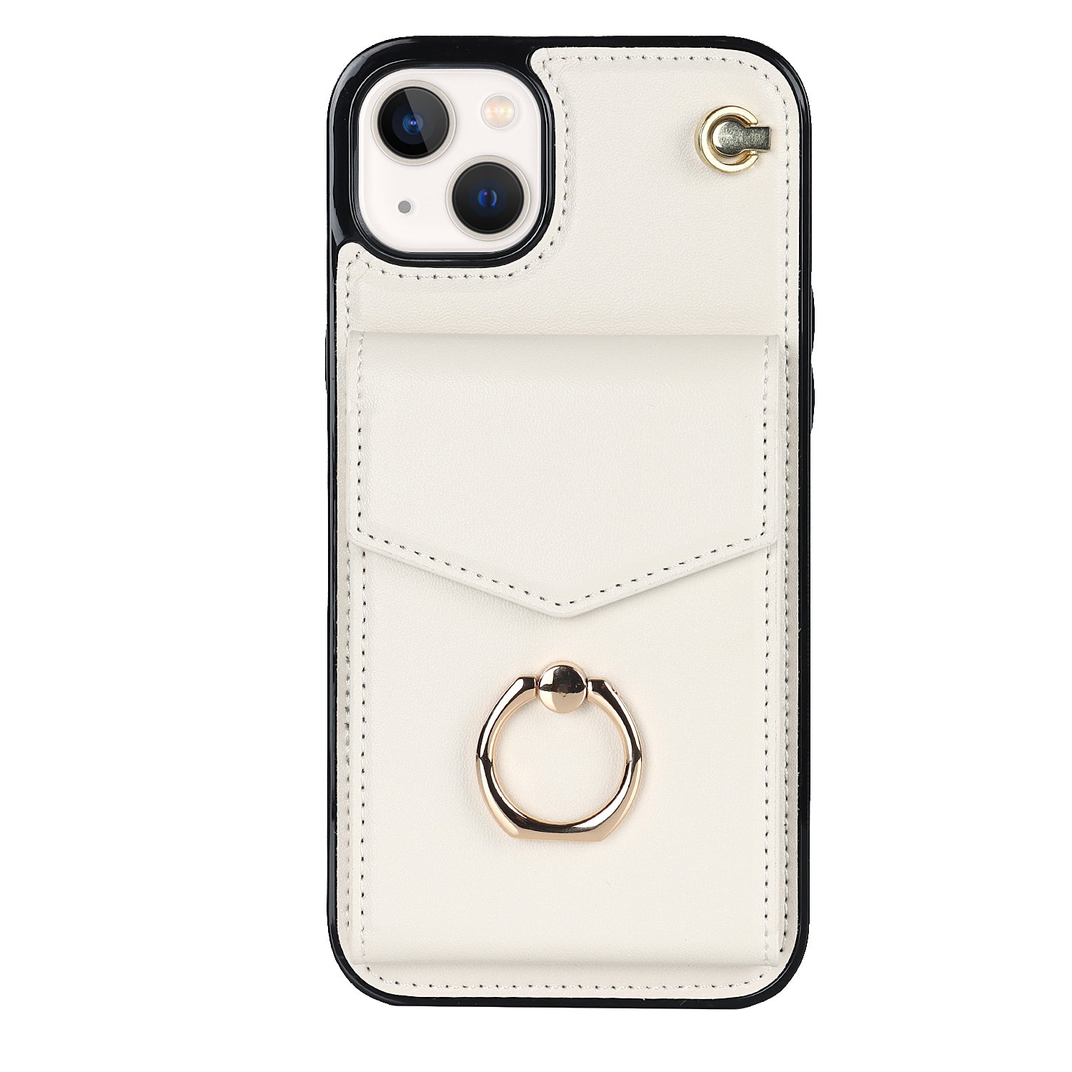 Chic Accordion Wallet & Ring Grip iPhone Case
