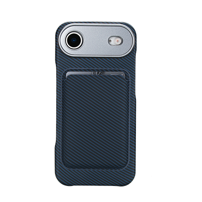 Carbon Fiber Magnetic Card Wallet Case for iPhone