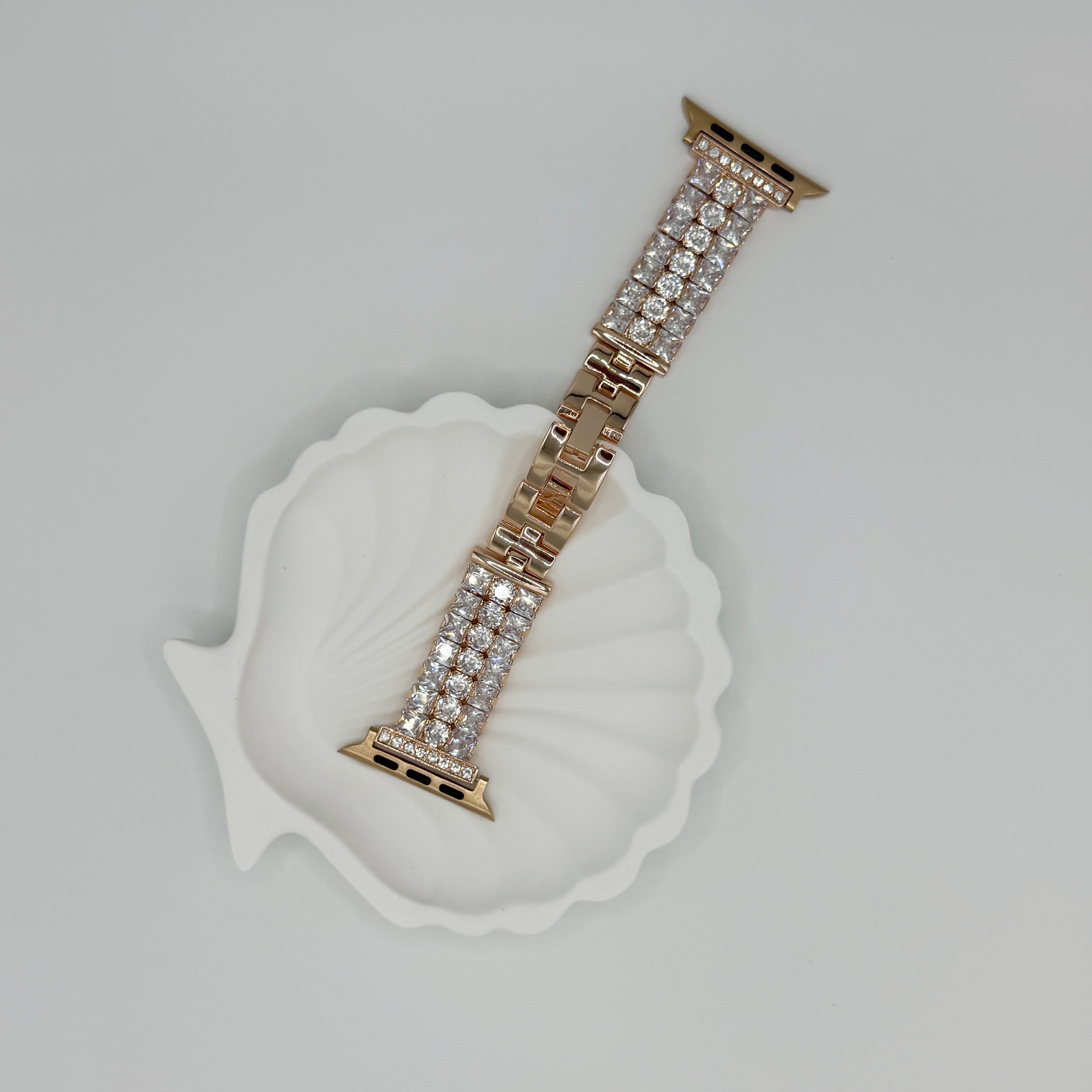 Givelly Radiance Band – Diamond-Style Apple Watch Bracelet