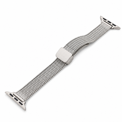 Milanese Weave Magnetic Folding Clasp Apple Watch Band
