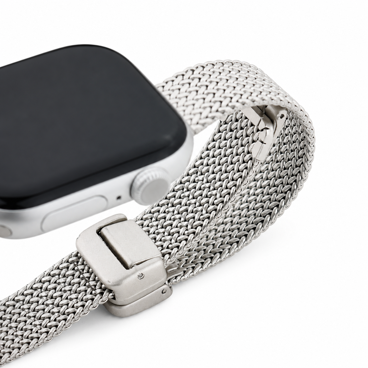 Milanese Weave Magnetic Folding Clasp Apple Watch Band