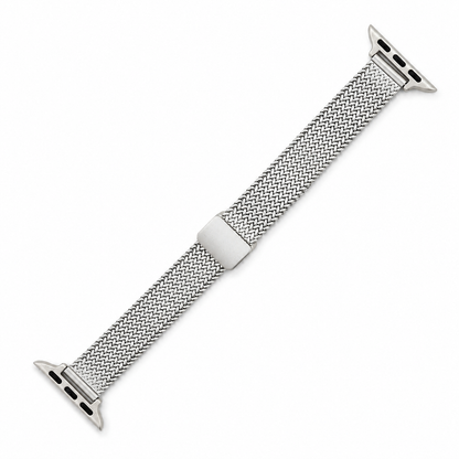 Milanese Weave Magnetic Folding Clasp Apple Watch Band